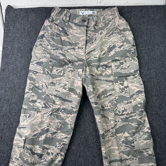 Other - US Air Force ABU Tiger Stripe Cargo Utility Pants Women's 12R Military Ripstop